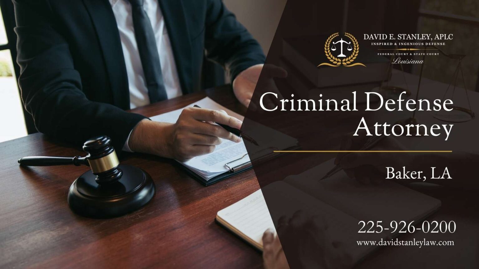 Criminal Defense Attorney Baker LA