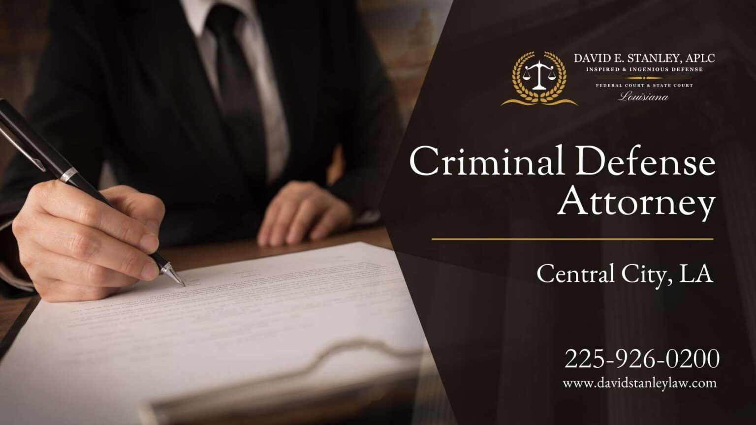 Criminal Defense Attorney Central City LA