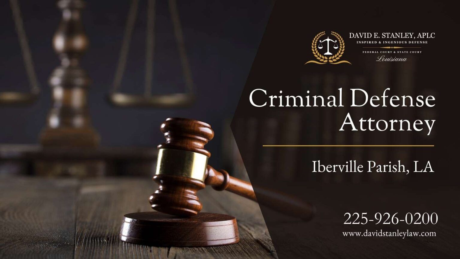Criminal Defense Attorney Iberville Parish LA
