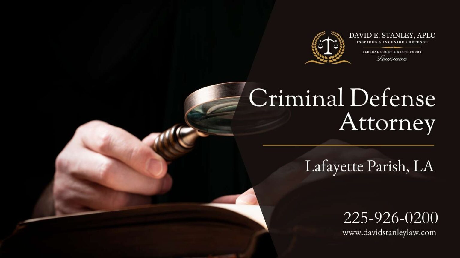 Criminal Defense Attorney Lafayette Parish LA