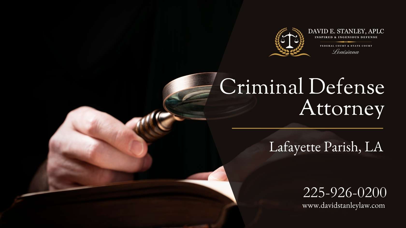 Criminal Defense Attorney Lafayette Parish La Criminal Defense