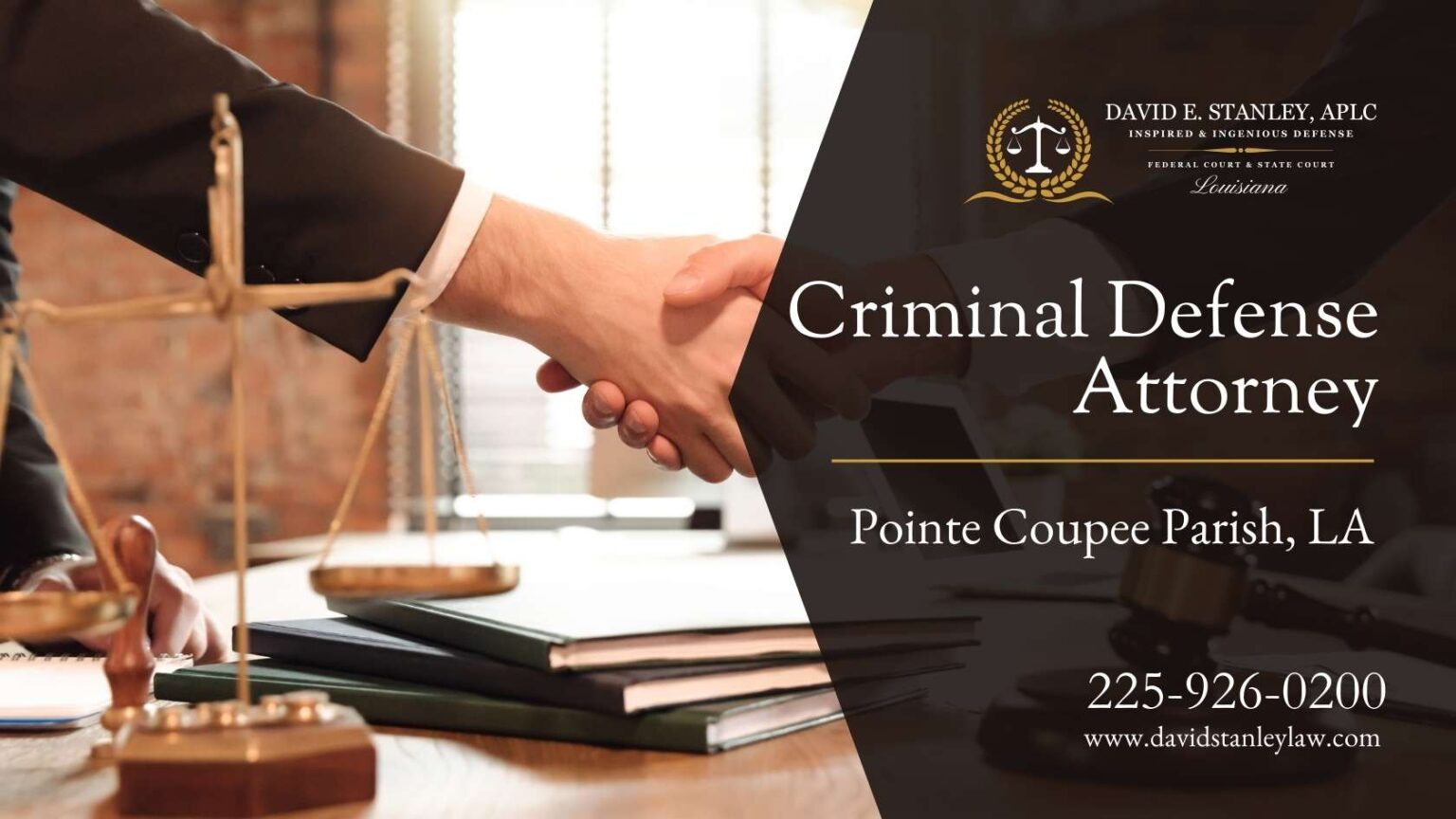 Criminal Defense Attorney Pointe Coupee Parish LA