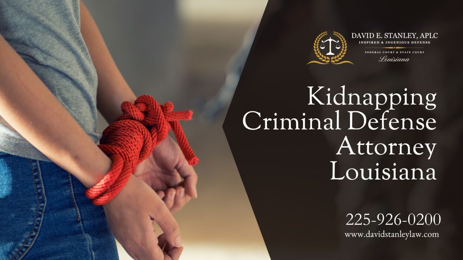 Kidnapping Criminal Defense Attorney