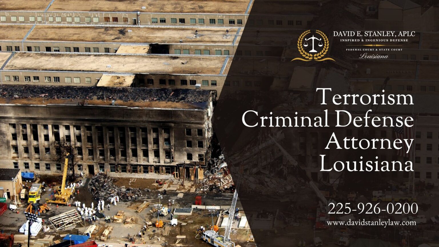 Terrorism criminal defense attorney Louisiana