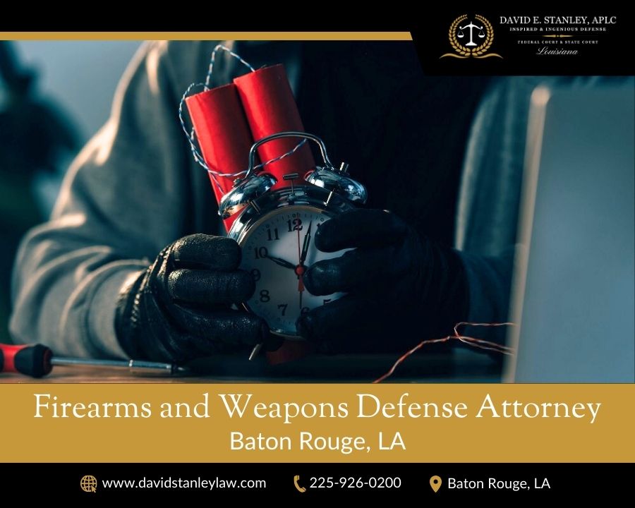 firearms and weapons defense attorney Baton Rouge LA