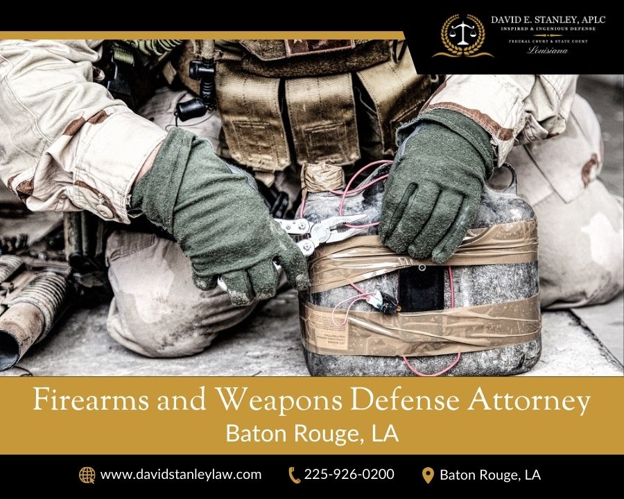 firearms and weapons defense attorney Baton Rouge LA